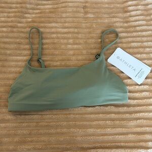 Athleta Olive Green Adjustable Strap Bralette